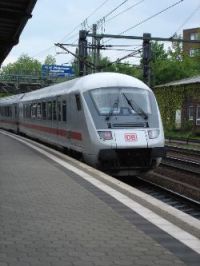 Ein Intercity der deutschen Bahn
