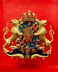 Wappen des schwedischen Königs Adolph I. Friedrich (Quelle: Pommersches Landesmuseum)