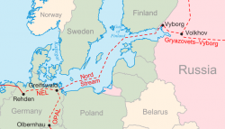 Nordstream_Samuel Bailey Verlauf der Ostseepipeline - (c) Samuel Bailey