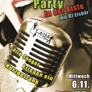 Karaoke-Flyer AStA Greifswald