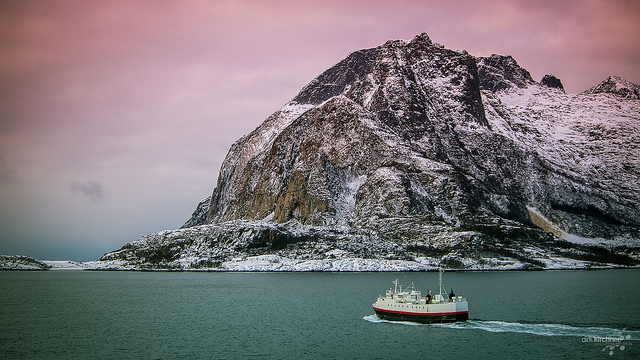 Mit dem Postschiff an der norwegischen Küste entlang