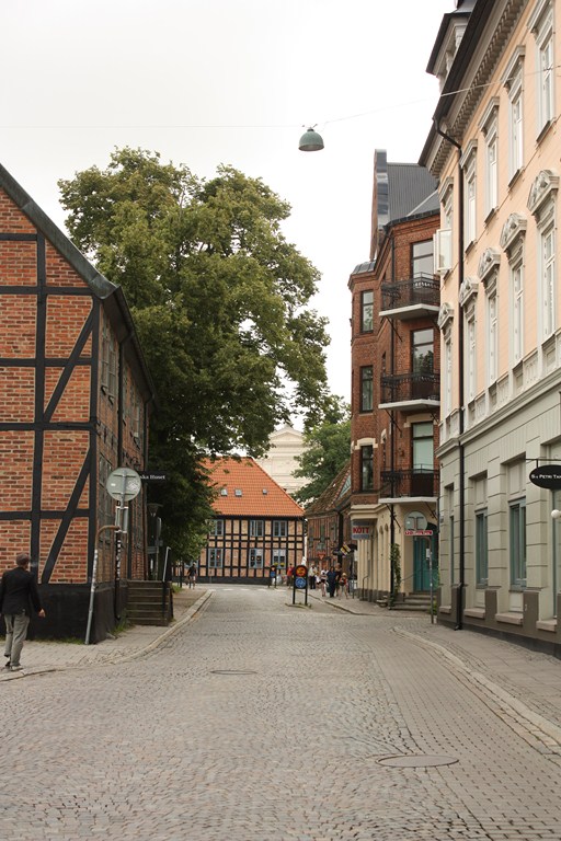 Eine Straße in Lund