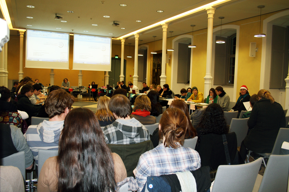 Die erste Sitzung des Studierendenparlaments: Das StuPa konstituiert sich