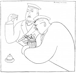 Karikatur von Rudolf Wilke im Simplicissimus (1906)