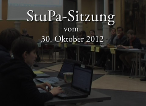 StuPa-Sitzung vom 30.Oktober 2012