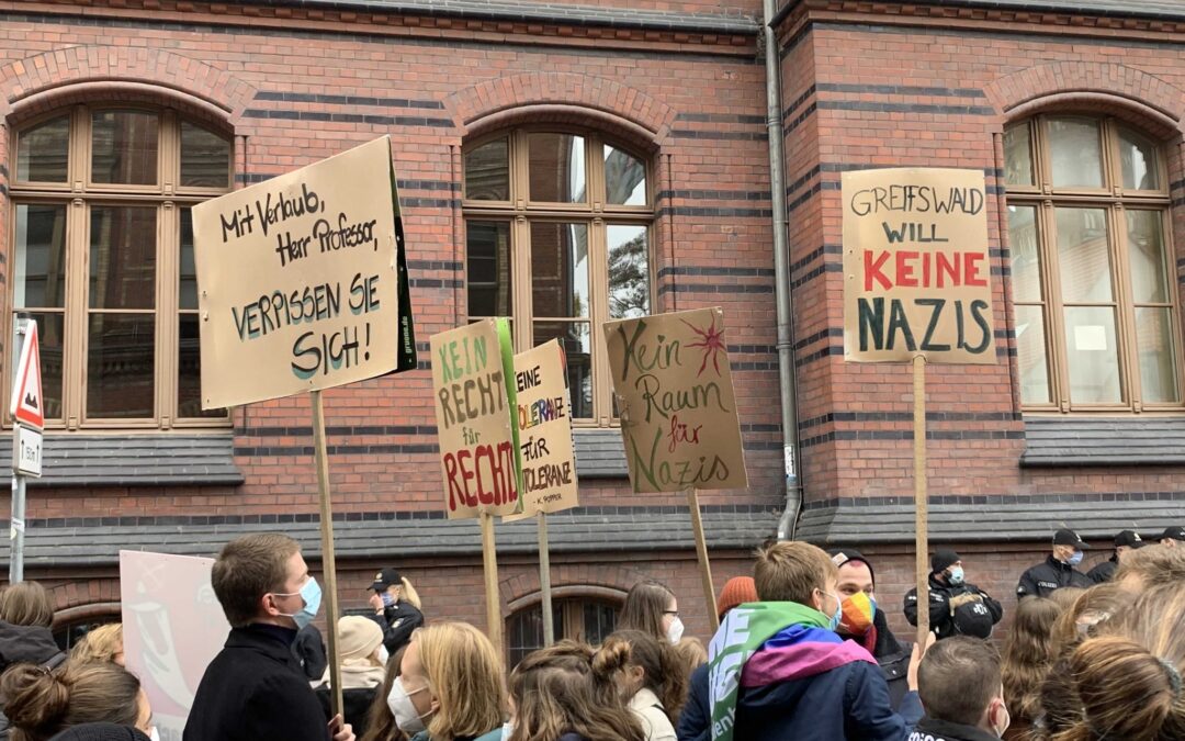 Immer noch Unruhen an der Uni: Demo gegen Rechtsprofessor Ralph Weber