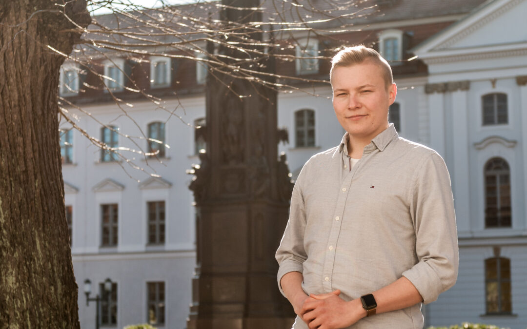 Greifswalds erster studentischer Prorektor im Amt